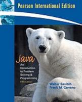 Java: Introduction to Problem Solving and Programming 0136018211 Book Cover