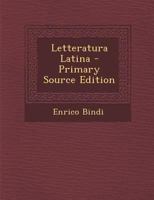 Letteratura Latina 1018481354 Book Cover