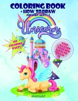 Unicorn: coloring book how to draw for kids ages 4-8 B08KH12Z3Z Book Cover
