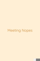 Meeting Nopes Notebook: Lined Journal, 120 Pages, 6 x 9, Work Secret Santa Gift, Papaya Matte Finish (Meeting Nopes Journal) 167012861X Book Cover