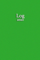 Weekly Fitness Log 2020: Weekly Fitness Log for the full year of 2020, 52 Pages, 6 x 9, Gift for Fitness Lovers, Green Matte Finish (Weekly Fitness Log Journal) 1674851006 Book Cover