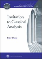 Invitation to Classical Analysis 1470463210 Book Cover
