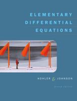 Elementary Differential Equations 0201709260 Book Cover