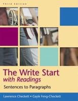 The Write Start: Sentences to Paragraphs, with Readings (3rd Edition) 0321365097 Book Cover