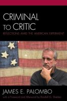 Criminal to Critic 0739129104 Book Cover