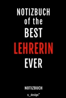 Notizbuch f�r Lehrer / Lehrerin: Originelle Geschenk-Idee [120 Seiten kariertes blanko Papier] 1695329821 Book Cover