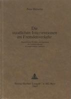 Die Staatlichen Interventionen Im Fremdenverkehr: Begruendung, Formen Und Ausmass Der Interventionen in Ausgewaehlten Laendern 3261001372 Book Cover