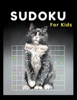 sudoku for kids: SUDOKU Puzzle Book For Cat Lovers -250 Sudoku Puzzles For Kids Easy - Hard - A Brain Game For Smart Kids - sudoku for kids all ages - large print sudoku puzzle books 1677487488 Book Cover