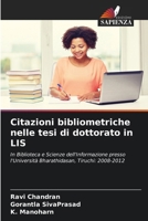 Citazioni bibliometriche nelle tesi di dottorato in LIS (Italian Edition) 6207561295 Book Cover