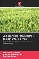 Calendário de rega e gestão de nutrientes no trigo 6207380282 Book Cover