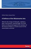 A Defence of the Missionaries Arts 3337383939 Book Cover