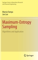 Maximum-Entropy Sampling: Algorithms and Application 3031130774 Book Cover