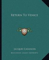 Return To Venice 1162681969 Book Cover