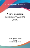 A First Course in Elementary Algebra 1021947741 Book Cover