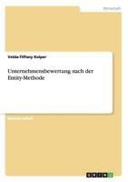 Unternehmensbewertung nach der Entity-Methode 3955491358 Book Cover