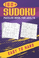 Sudoku Puzzles Book For Adults B08HQ6WPZL Book Cover