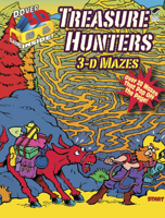 3-D Mazes--Treasure Hunters 0486490181 Book Cover