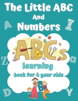 simple alphabet and numbers coloring book: learning books for 4 year olds B09GQDKV2T Book Cover