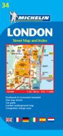 Michelin London Mini-Spiral Atlas No. 2034 (Michelin Maps & Atlases) 2060020344 Book Cover
