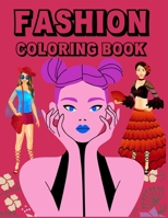 Fashion Coloring Book: Illustration Fun Colouring Pages For Kids, Adults Stylish With Gorgeous Beauty Style Fashion Other Cute Designs 3755101718 Book Cover