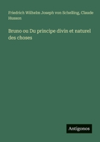Bruno ou Du principe divin et naturel des choses (French Edition) 3388033277 Book Cover
