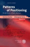 Patterns of Positioning: On the Poetics of Early Abolition 3825366065 Book Cover