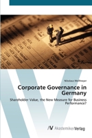 Corporate Governance in Germany 363942848X Book Cover