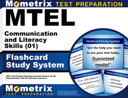 MTEL Communication and Literacy Skills (01) Flashcard Study System: MTEL Test Practice Questions & Exam Review for the Massachusetts Tests for Educator Licensure (Cards) 1610720342 Book Cover