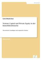 Venture Capital Und Private Equity in Der Immobilienbranche 3838657594 Book Cover