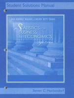 Statistics for Business and Economics: Student Solutions Manual 0130672521 Book Cover