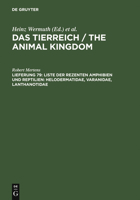 Liste Der Rezenten Amphibien Und Reptilien: Helodermatidae, Varanidae, Lanthanotidae 3111024741 Book Cover