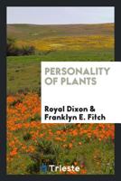 Personality of plants 1359227261 Book Cover