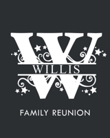 Willis Family Reunion: Personalized Last Name Monogram Letter W Family Reunion Guest Book, Sign In Book (Family Reunion Keepsakes) 1694709779 Book Cover