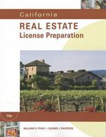 Calif Real Estate License Preparation 0324203640 Book Cover