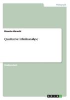 Qualitative Inhaltsanalyse 3656423504 Book Cover