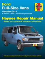 Ford full-size E-150-E-350 petrol vans (92-14) Haynes Manual USA 1620921715 Book Cover
