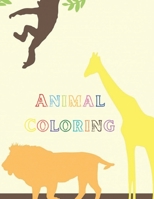 Cute Animals Coloring Book: Coloring book for kids aged 3-8 with rating option B0BRDGQNKY Book Cover