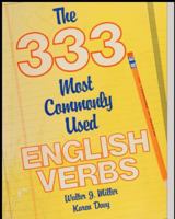 The 333 Most Commonly Used English Verbs 0805601155 Book Cover