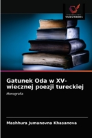 Gatunek Oda w XV-wiecznej poezji tureckiej 6202769122 Book Cover