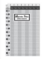 Dominoes Scorekeeper: Mexican Train, Chicken Foot Game Score Sheets Notepad Book 1076771262 Book Cover