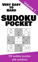 Sudoku pocket: 100 sudoku puzzles, all levels (very easy, easy, medium, hard), volume 1 1659855640 Book Cover