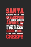 Notebook: Anti Christmas Santa Ugly Christmas Gift 120 Pages, 6X9 Inches, Dot Grid 1677391200 Book Cover