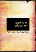 History of Education 1297333705 Book Cover