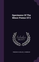 Specimens of the Minor Poems of S 1277130310 Book Cover