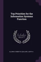 Top Priorities for the Information Systems Function 134217304X Book Cover