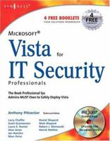 Microsoft Vista for IT Security Professionals 159749139X Book Cover