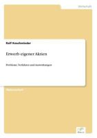 Erwerb Eigener Aktien 3867461759 Book Cover