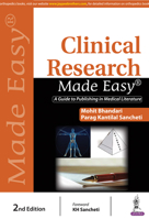 Clinical Research Made Easy: A Guide to Publishing in Medical Literature 9386056097 Book Cover