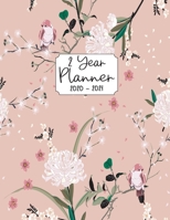 2 Year 2020-2021 Planner: Two Years Planner Calendar Personalized January 2020 up to December 2021 Business Planners with Holidays Contains extra lined pages to record notes plenty of room in the day  1694315533 Book Cover