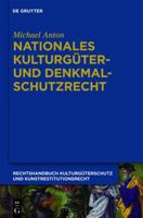 Nationales Kulturgter- Und Denkmalschutzrecht 389949735X Book Cover